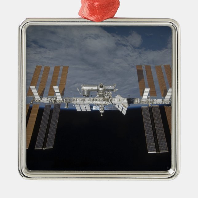 The International Space Station 11 Metal Tree Decoration (Front)