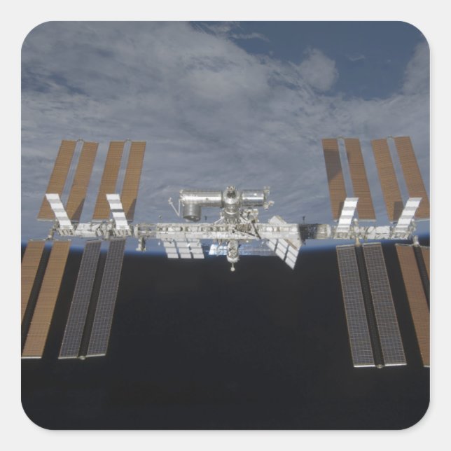 The International Space Station 11 Square Sticker (Front)