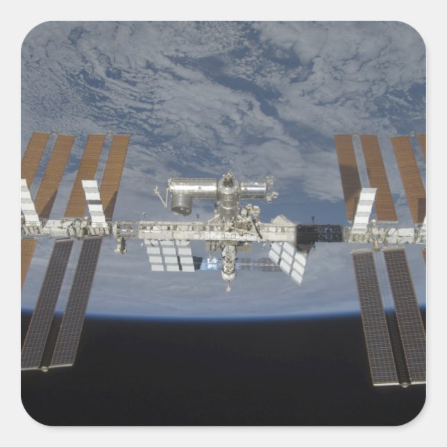 The International Space Station 3 Square Sticker (Front)