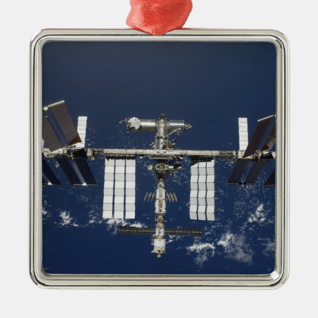 The International Space Station 4 Metal Tree Decoration (Front)