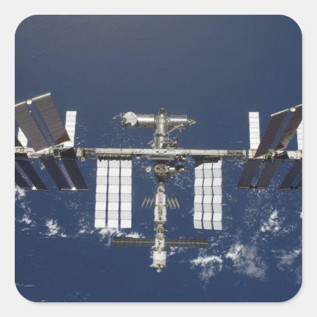 The International Space Station 4 Square Sticker (Front)