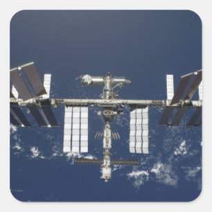 The International Space Station 4 Square Sticker