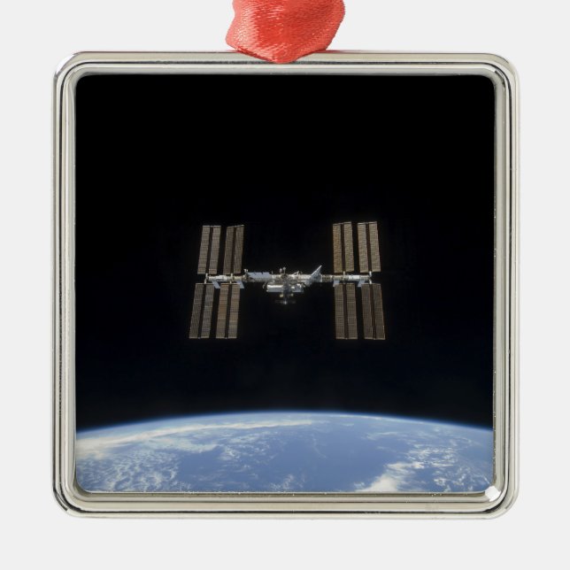 The International Space Station 7 Metal Tree Decoration (Front)