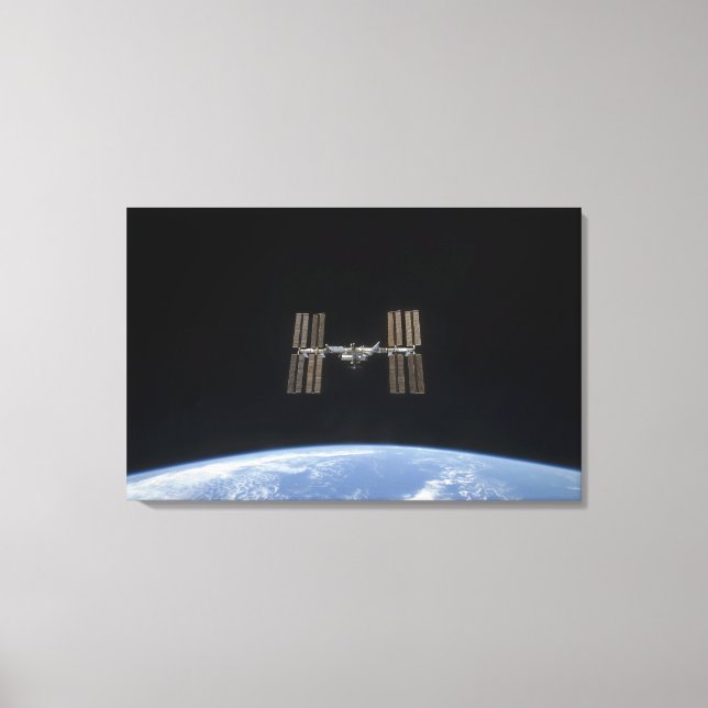 The International Space Station 8 Canvas Print (Front)