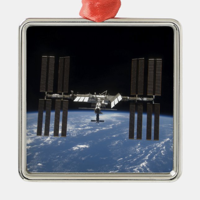 The International Space Station 9 Metal Tree Decoration (Front)
