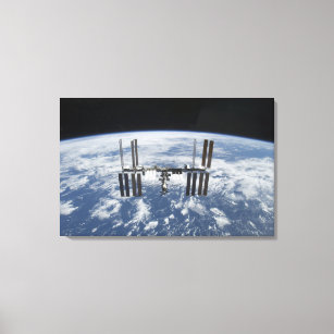 The International Space Station in orbit Canvas Print