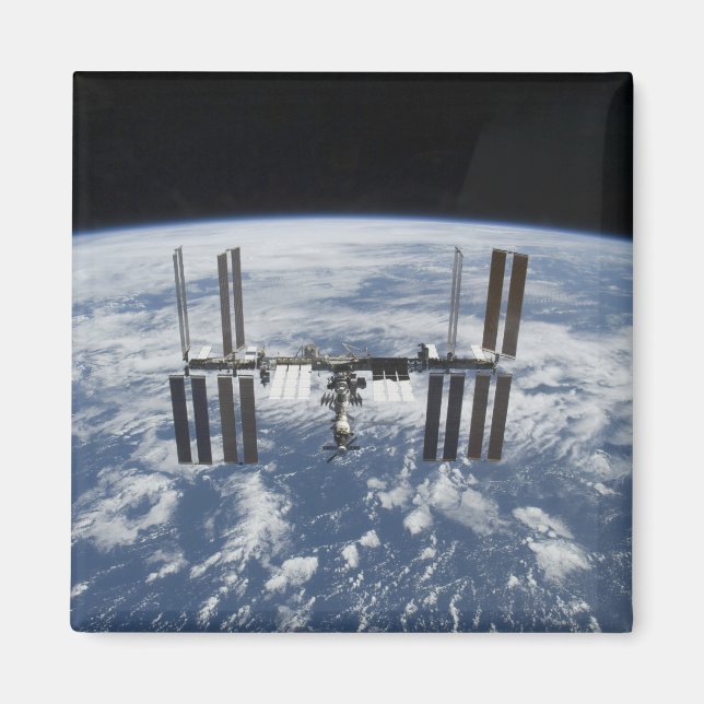 The International Space Station in orbit Magnet (Front)