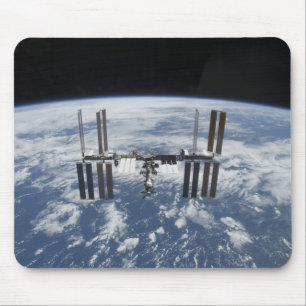 The International Space Station in orbit Mouse Mat