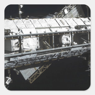 The International Space Station's starboard tru Square Sticker
