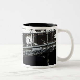 The International Space Station's starboard tru Two-Tone Coffee Mug