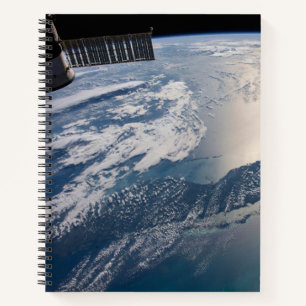 The International Spce Station Above The Atlantic Notebook