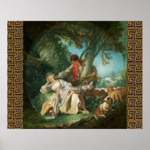 The Interrupted Sleep by François Boucher Poster