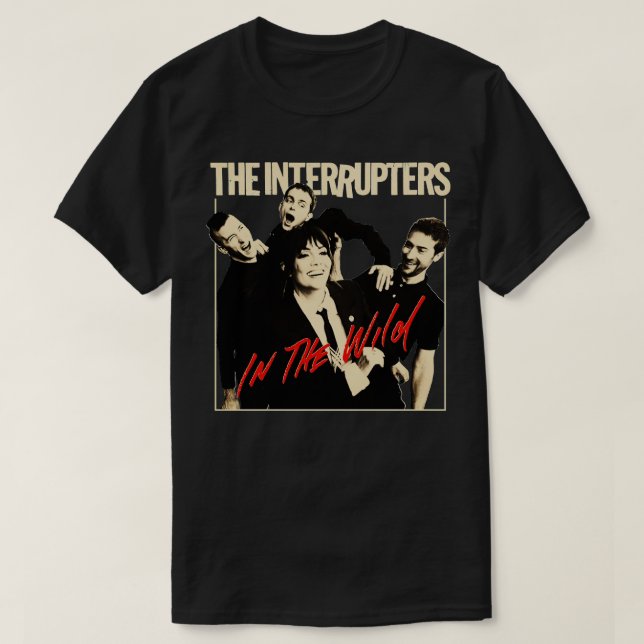 The Interrupters Retro The Wild T-Shirt (Design Front)