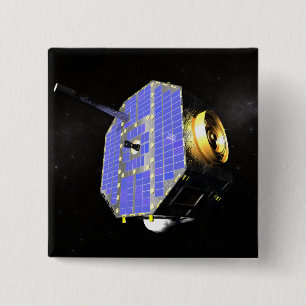 The Interstellar Boundary Explorer satellite 15 Cm Square Badge