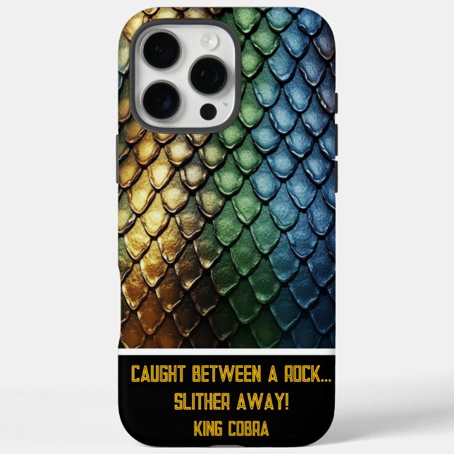 The intricate patterns of a snakeskin in detail Case-Mate iPhone case (Back)