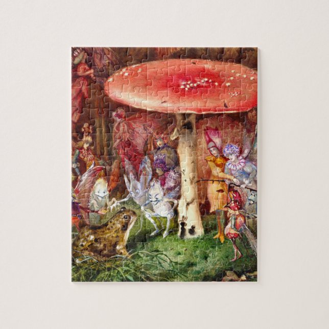 The Intruder John Anster Fitzgerald Jigsaw Puzzle (Vertical)