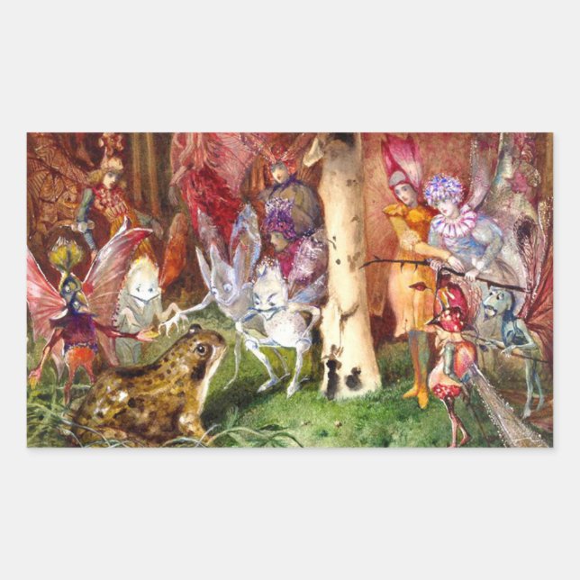 The Intruder John Anster Fitzgerald Rectangular Sticker (Front)