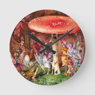 The Intruder John Anster Fitzgerald Round Clock