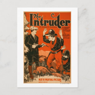 The Intruder - Western Cowboy Comedy Theatrical Postcard