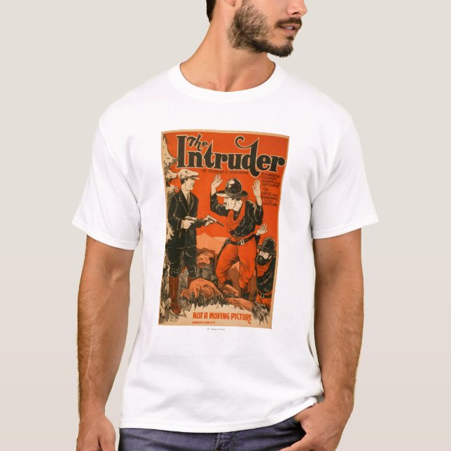 The Intruder - Western Cowboy Comedy Theatrical T-Shirt (Front)