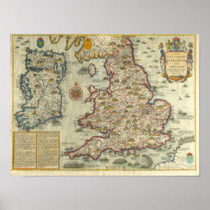 The Invasions of England & Ireland Poster