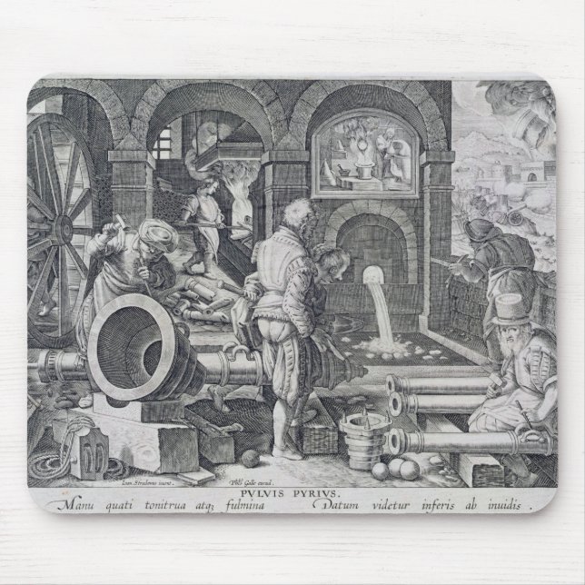 The Invention of Gunpowder Mouse Mat (Front)