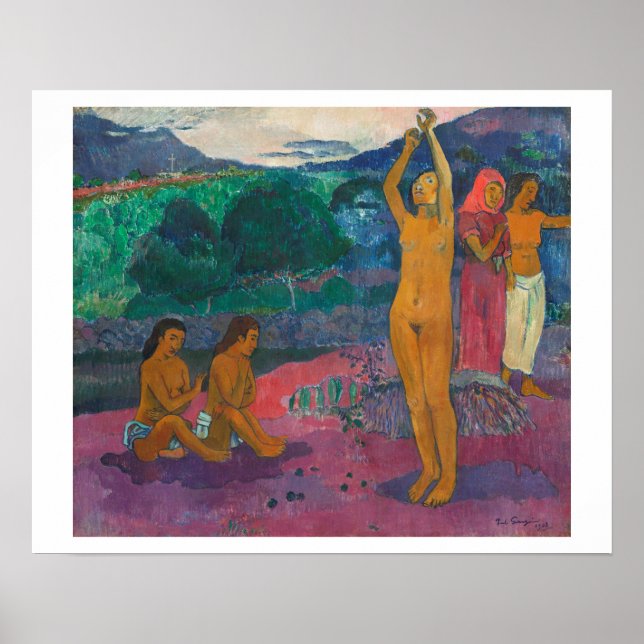 "THE INVOCATION 1903" PAUL GAUGUIN POSTER (Front)
