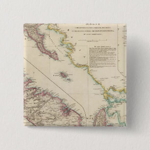 The Ionian Islands and Malta 15 Cm Square Badge