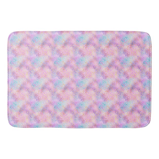 The Iridescent Leopard Series Design 11 Bath Mat (Front)