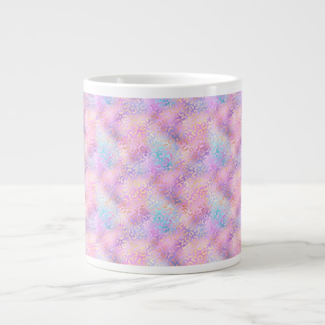 The Iridescent Leopard Series Design 11 Large Coffee Mug (Front)