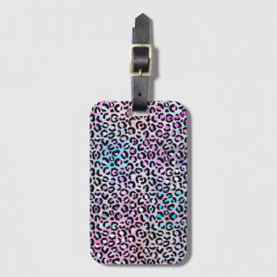 The Iridescent Leopard Series Design 12 Luggage Tag