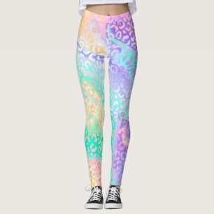 The Iridescent Leopard Series Design 3 Leggings