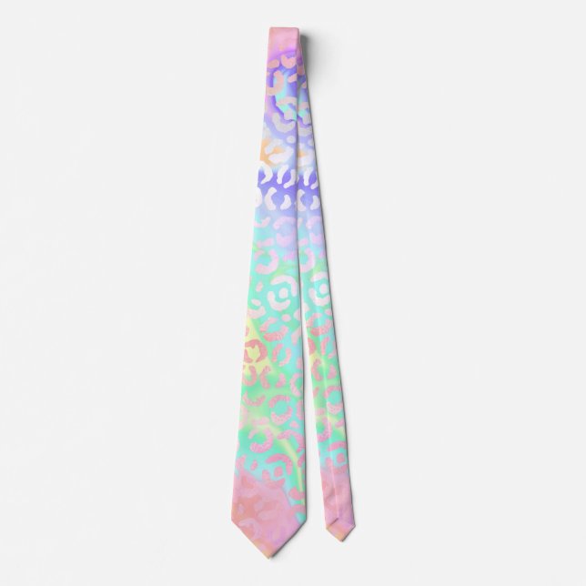 The Iridescent Leopard Series Design 3 Tie (Front)