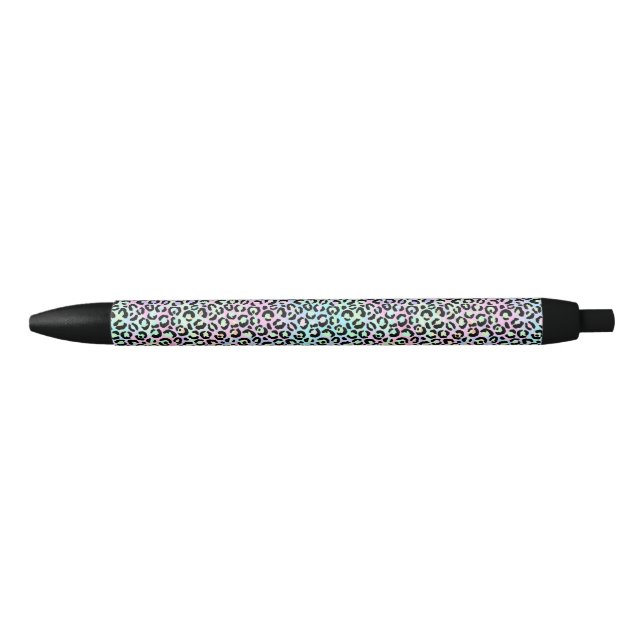 The Iridescent Leopard Series Design 5 Black Ink Pen (Front)