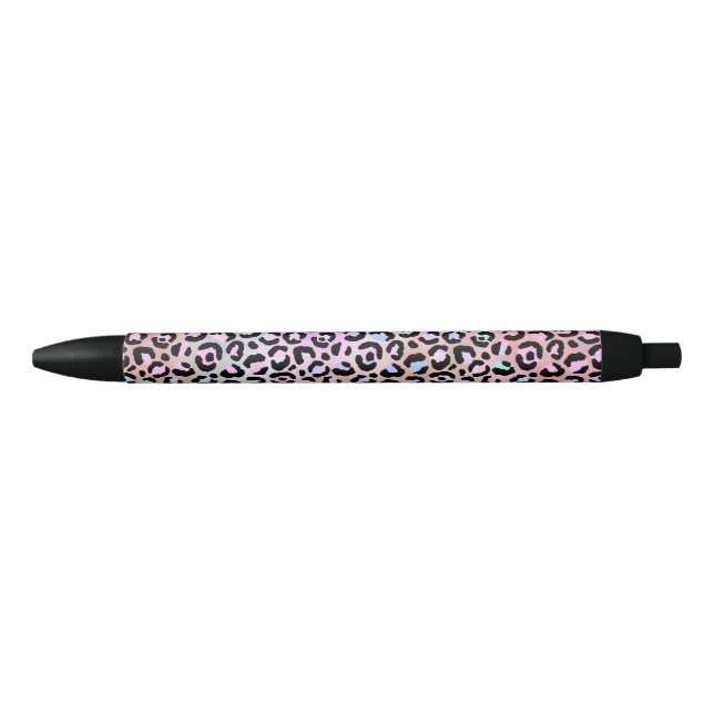 The Iridescent Leopard Series Design 6 Black Ink Pen (Front)