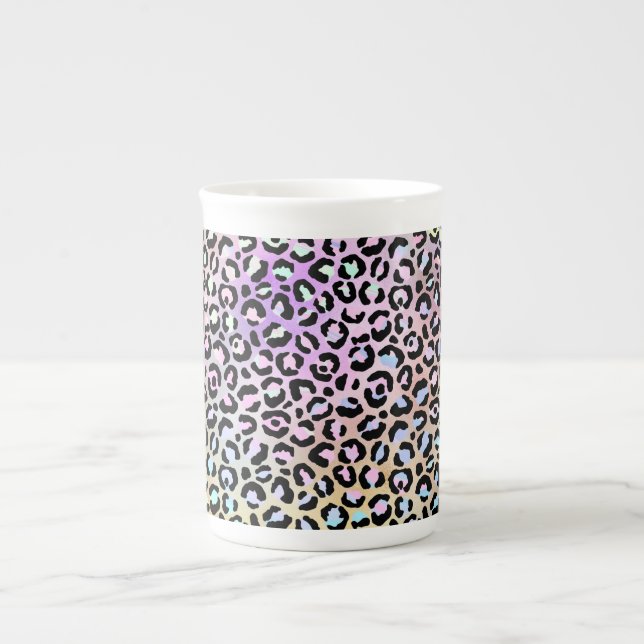The Iridescent Leopard Series Design 6 Bone China Mug (Front)
