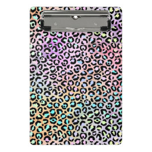 The Iridescent Leopard Series Design 6 Mini Clipboard