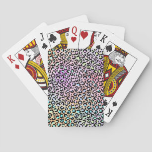 The Iridescent Leopard Series Design 6 Playing Cards