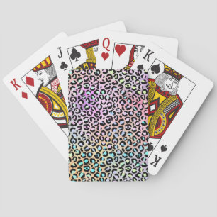 The Iridescent Leopard Series Design 6 Playing Cards