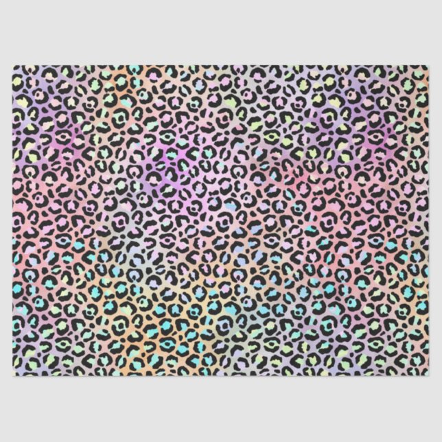 The Iridescent Leopard Series Design 6 Tissue Paper (Front)