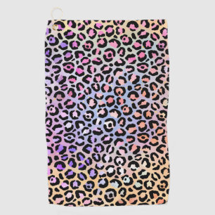 The Iridescent Leopard Series Design 7 Golf Towel