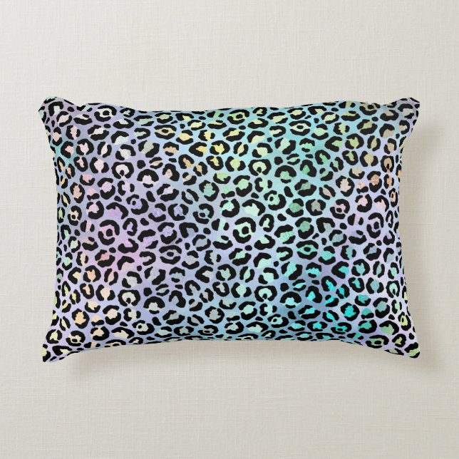 The Iridescent Leopard Series Design 8 Decorative Cushion (Front)