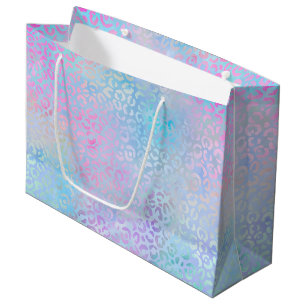 The Iridescent Leopard Series Design 9 Large Gift Bag
