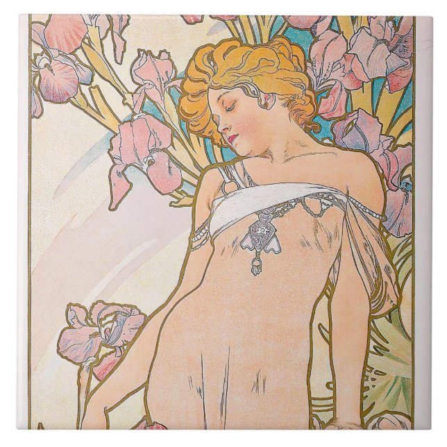 The Iris Flexible Photo Magnet Tile (Front)