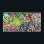 The Iris Garden at Giverny by Claude Monet Desk Mat<br><div class="desc">The Iris Garden at Giverny by Claude Monet. 
Please visit my store for more interesting design and more colour choice =>  zazzle.com/iwheels*</div>