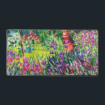 The Iris Garden at Giverny by Claude Monet Desk Mat<br><div class="desc">The Iris Garden at Giverny by Claude Monet. 
Please visit my store for more interesting design and more colour choice =>  zazzle.com/iwheels*</div>