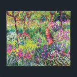 The Iris Garden at Giverny by Claude Monet Fleece Blanket<br><div class="desc">The Iris Garden at Giverny by Claude Monet. 
Please visit my store for more interesting design and more colour choice => zazzle.com/iwheels*</div>