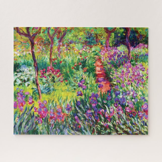 The Iris Garden at Giverny by Claude Monet Jigsaw Puzzle (Horizontal)