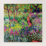 The Iris Garden at Giverny by Claude Monet Jigsaw Puzzle<br><div class="desc">Please visit my store for more interesting design and more color choice =>  zazzle.com/iwheels*</div>