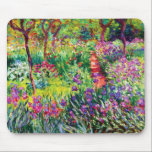 The Iris Garden at Giverny by Claude Monet Mouse Mat<br><div class="desc">The Iris Garden at Giverny by Claude Monet. 
Please visit my store for more interesting design and more colour choice =>  zazzle.com/iwheels*</div>